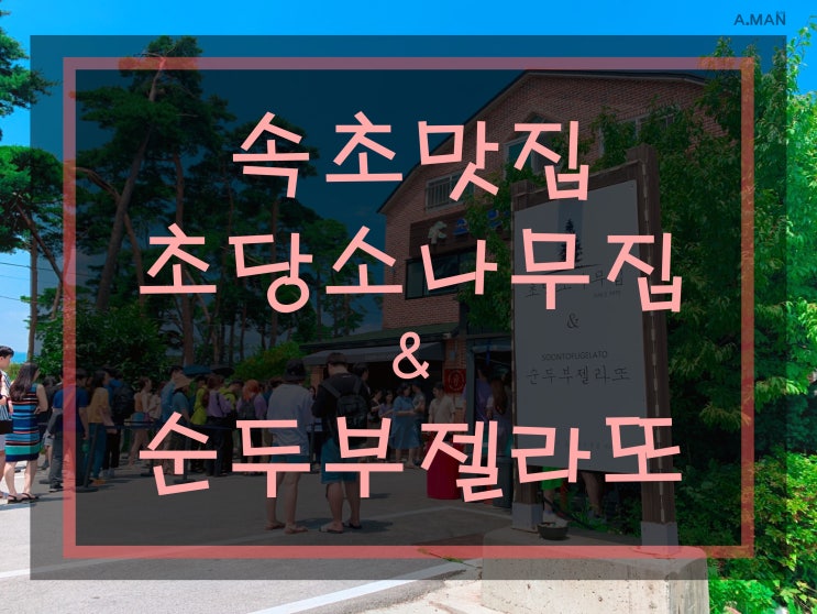  [속초맛집] 초당소나무집 & 순두부젤라또 / 초당순두부찌개 / 솔직리뷰 / 주차장 / 초당순두부길