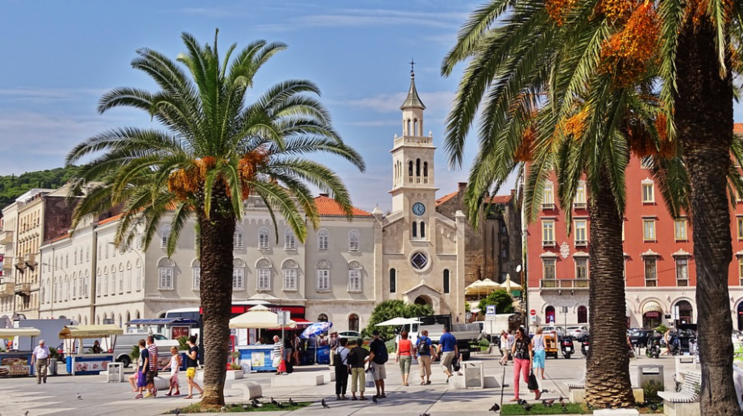 크로아티아의 두번째로 큰도시 스플릿