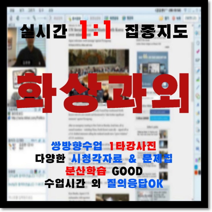  온라인강의 역사 화상공부 과학논술 영어회화추천 수시 대학적성고사 작문 효과 착한 교육비