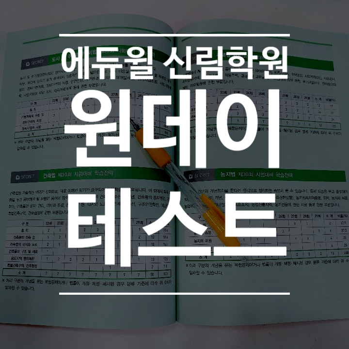 원데이 테스트(세법): 에듀윌 신림학원