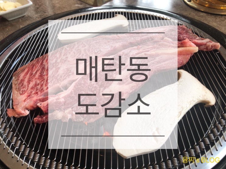  매탄동 맛집 ) 삼성전자 정문 앞 넓고 편안한 매탄동 고기집, 매탄동 도감소