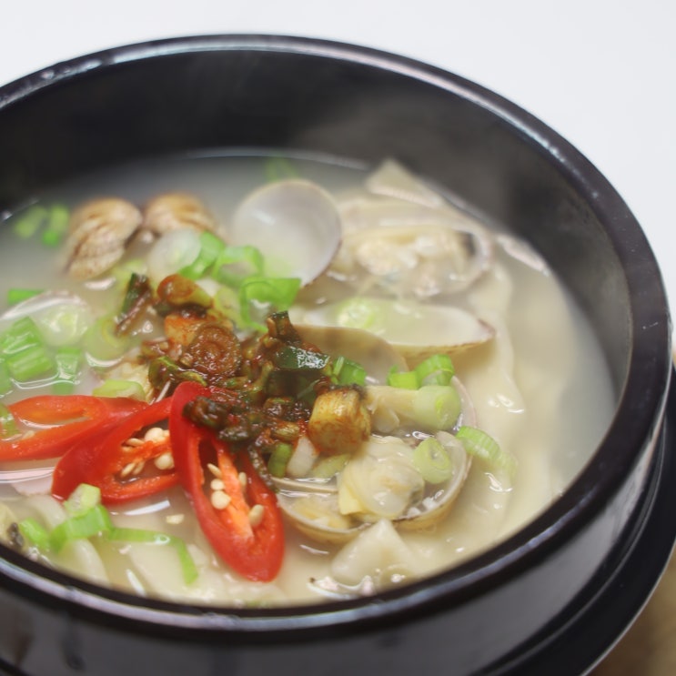  [바지락칼국수]손칼국수 반죽으로 더욱 쫄깃한 레시피