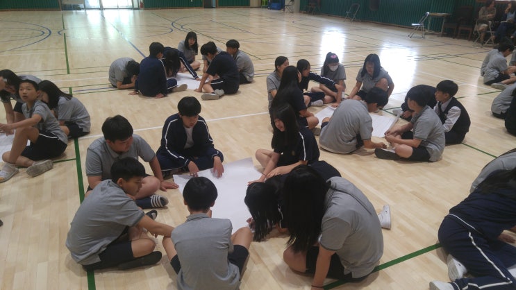 [인성특강] 송탄중학교 자아성장프로그램 &lt;팀워크와 리더십&gt; - 이민성강사