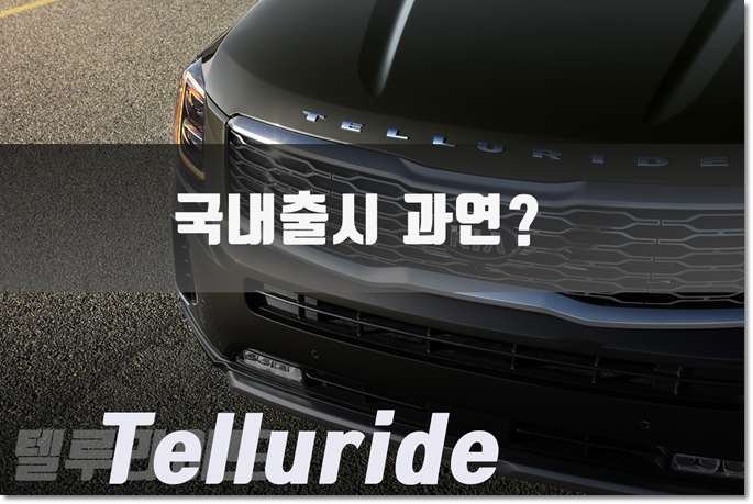  기아 대형SUV 텔루라이드 국내출시 정말일까?