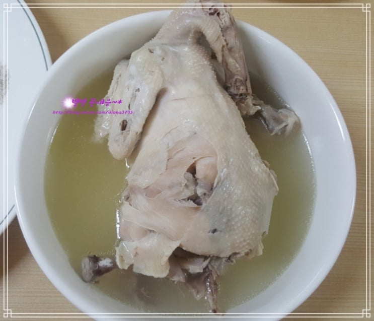  더운 여름! 보양식으로 백숙드시고 건강 챙기세요!