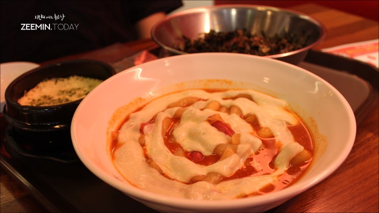  잠실 / 송파 떡볶이 오떡(오빠들이 만든 떡볶이)에서 순한맛으로 먹어보았습니다