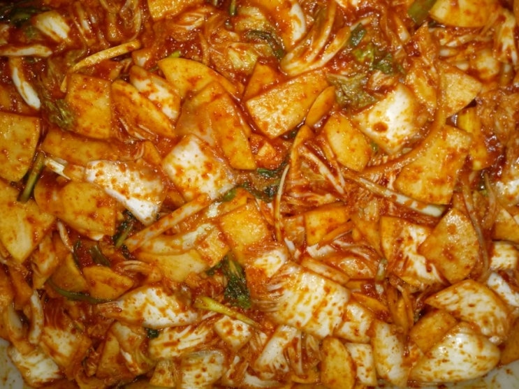  맛김치 만들기 주부놀이