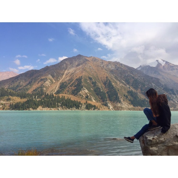 [여자혼자세계여행][카자흐스탄] 세계의 초현실적인 호수 중 하나인 빅 알마티 호수 (오제로 볼쇼예 알마틴스코예), 일레알라타우 국립공원
