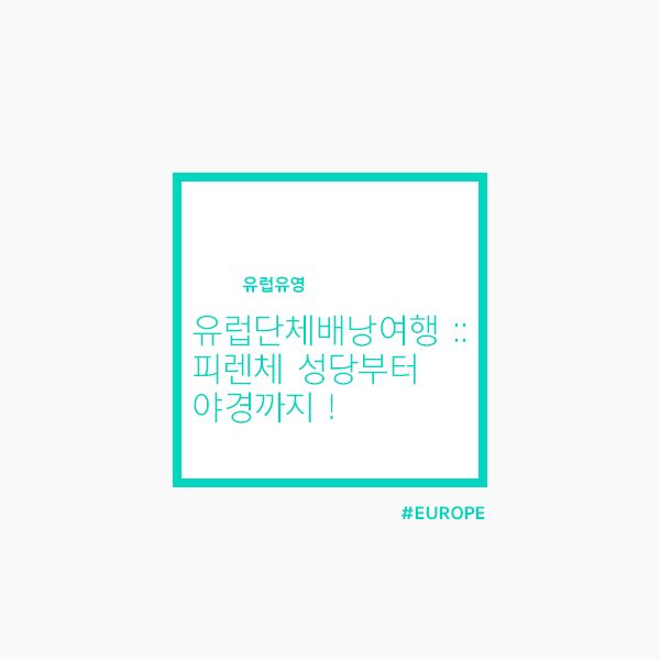  유럽단체배낭여행으로 다녀온 피렌체 :: 산타마리아노벨라 성당 부터 야경투어 까지!