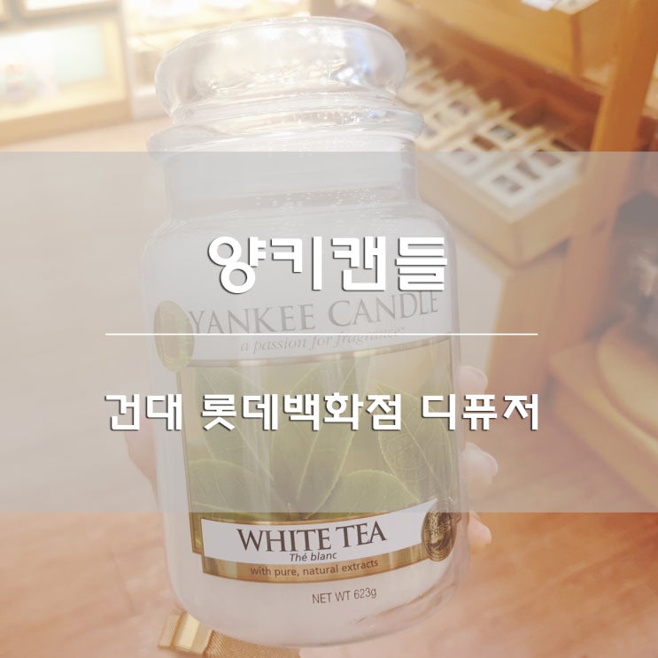  건대 롯데백화점:) 디퓨저 양키캔들