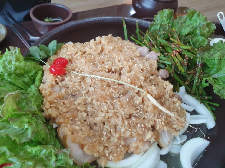  태안 맛집 항아리 보쌈 기대 없이 갔는데 맛있네요