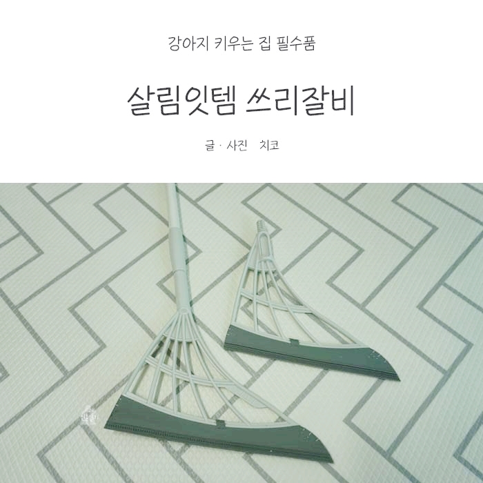  강아지 키우는 집 필수품 - 살림잇템 슈퍼빗자루 쓰리잘비