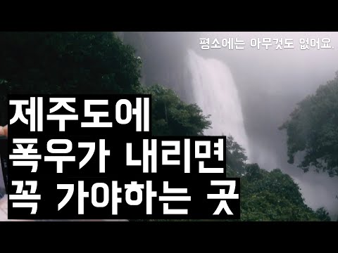  제주 여행 중에 폭우가 내리면 꼭 가야하는 엉또폭포 | 고프로 7 브이로그