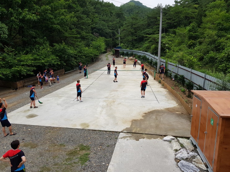  흑염소 숯불구이와 함께 여름 야유회!!