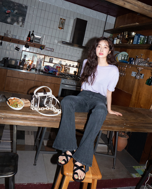  프론트로우 수영복 써머세일/ 차정원 패션 티셔츠/ 여성 여름 니트/ 렉토, W컨셉