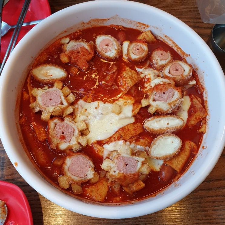  동대문엽기떡볶이 숙대점 엽떡 + 명랑핫도그 미친 케미를 맛보다