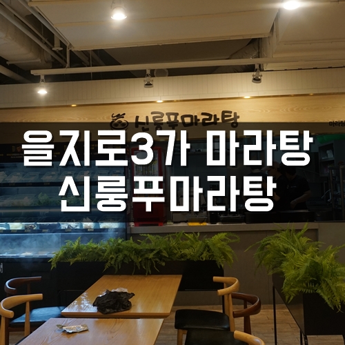  을지로3가 마라탕, 을지로3가 맛집, 신룽푸마라탕 파인에비뉴점
