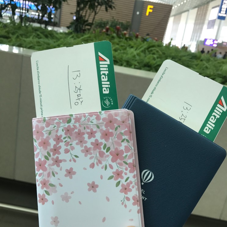 다이소 여권케이스 벚꽃 시리즈
