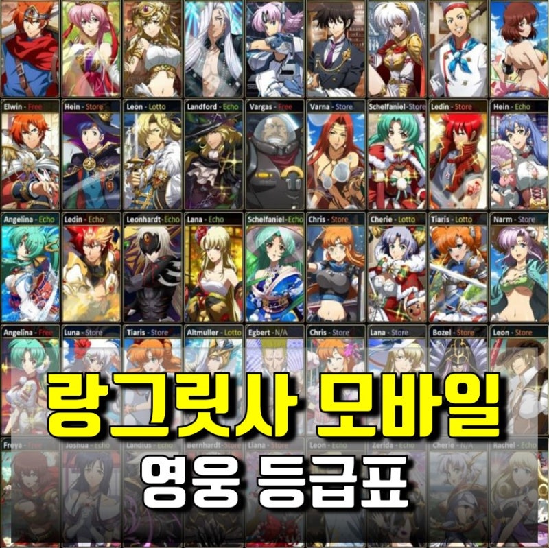 랑그릿사 모바일 등급표 데일리 이벤트편! : 네이버 블로그 랑그릿사 모바일 등급표 데일리 이벤트편! : 네이버 블로그
