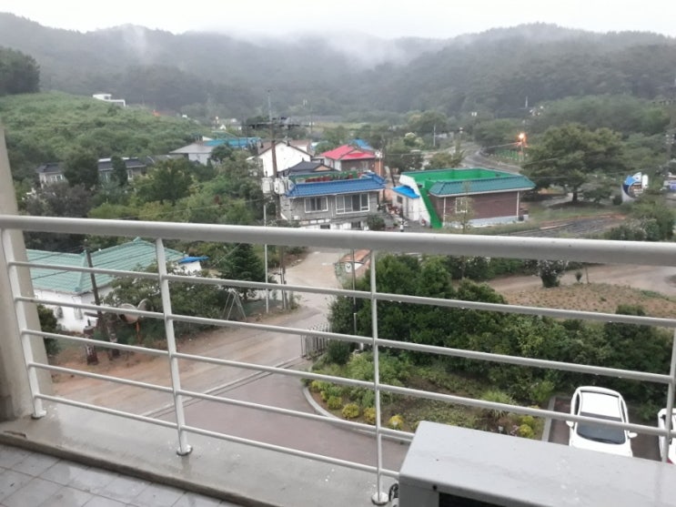 밤새폭우가~태안에호우경보