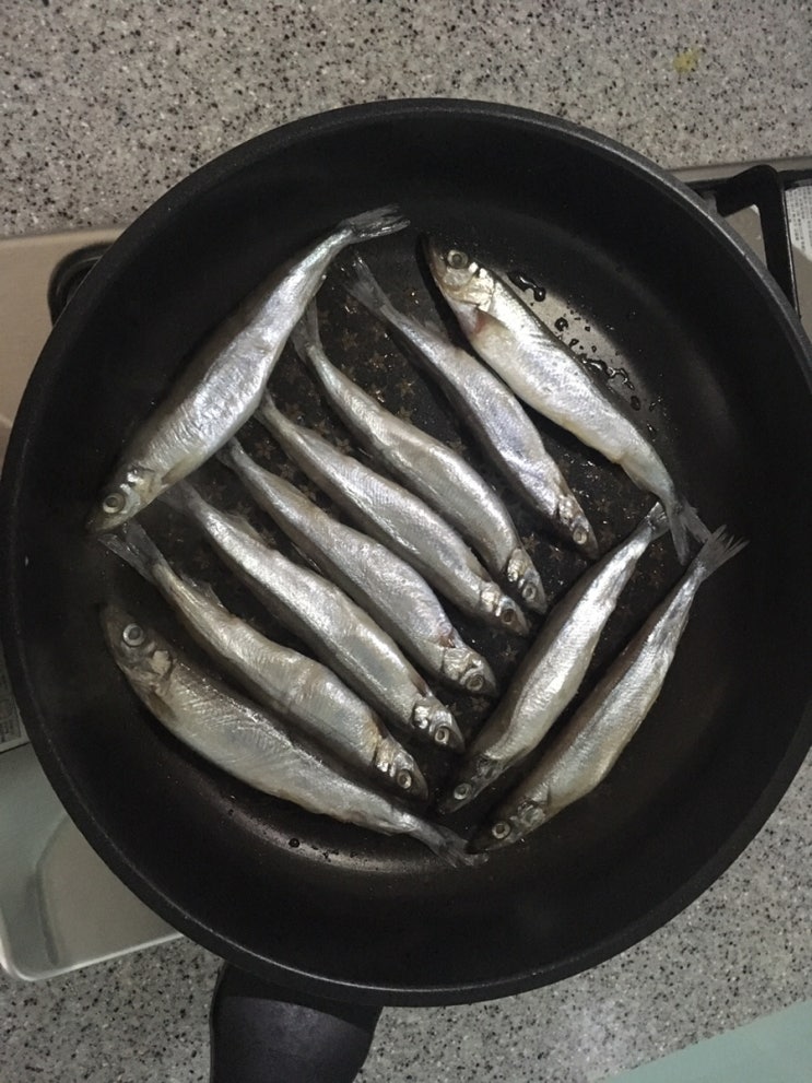  시사모(열빙어) 집에서 구워먹기!