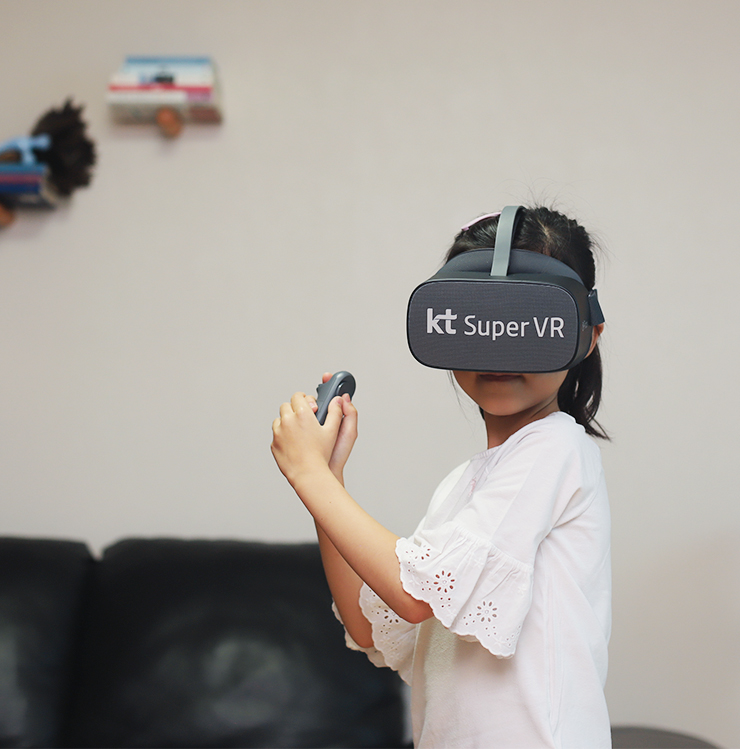  초고화질 즐기는 KT Super VR 4K라서 실감나네!