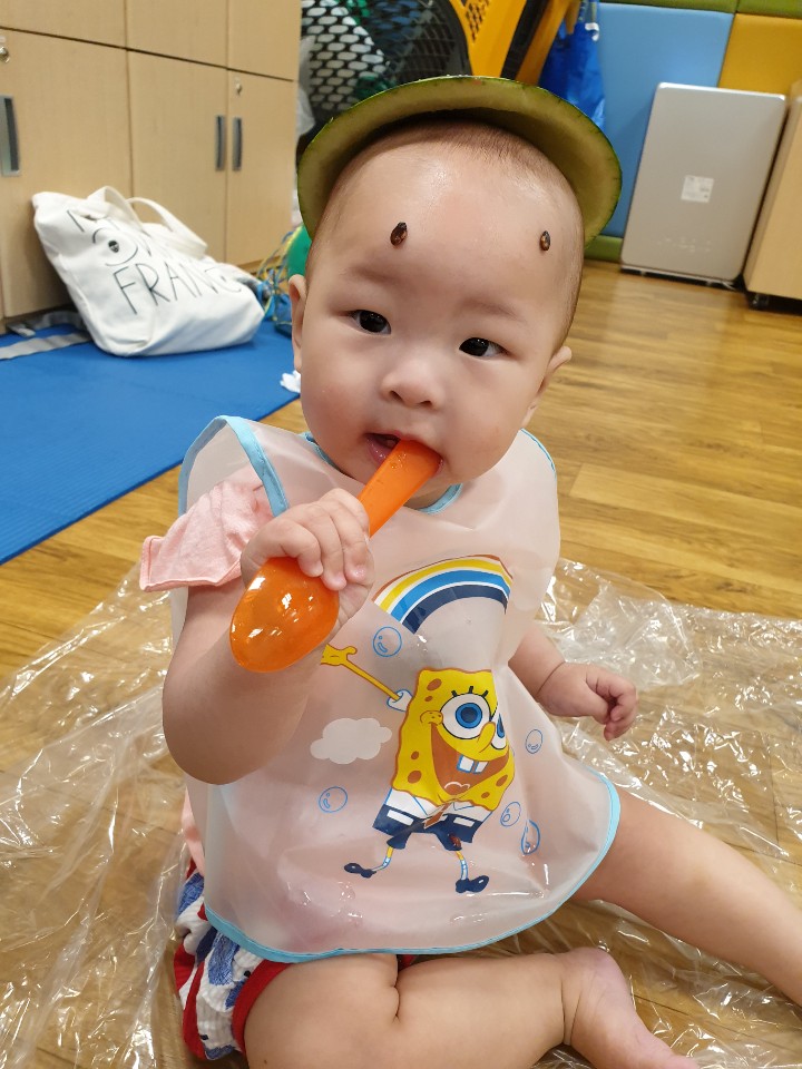 8개월아기 육아일상 이마트문화센터 두뇌자극놀이Q