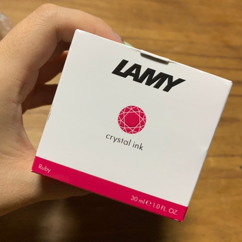 라미(Lamy) 만년필 잉크컨버터 충전, 라미 T3 크리스탈잉크 루비 개봉기 : 네이버 블로그