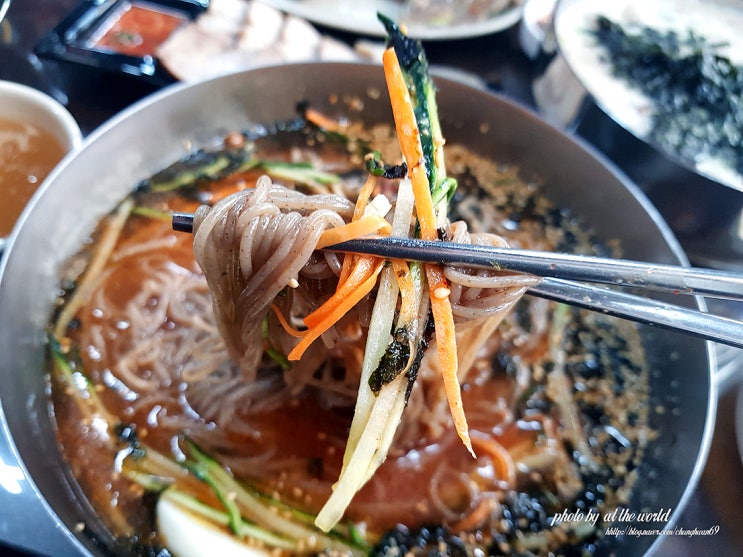  광주 송정동 맛집 여름에 먹는 막국수