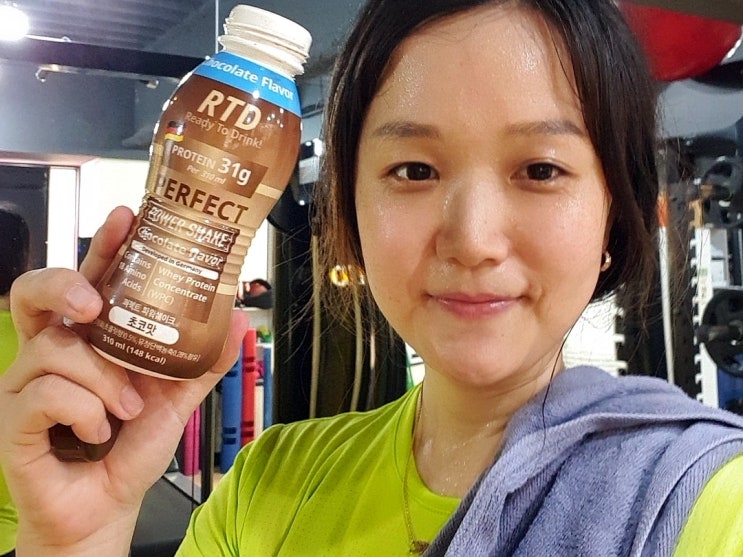  프로틴음료 김종국 쉐이크 나도 운동후에 마셔요.