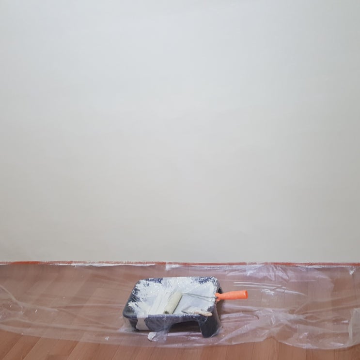셀프 벽지 페인팅  준비물 및 과정