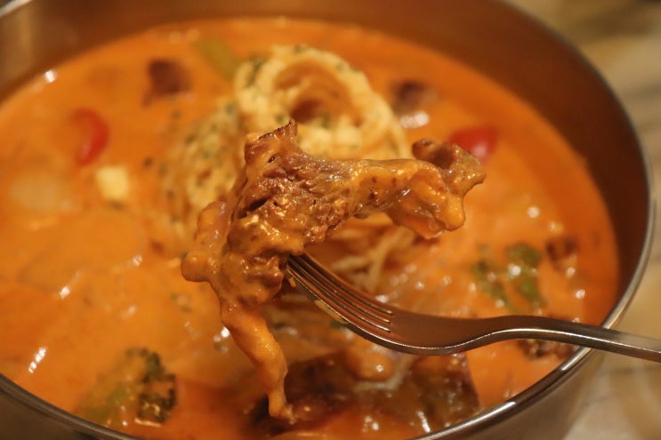  종각 맛집 바비레드 로제파스타와 갈비찜의 만남 존맛탱
