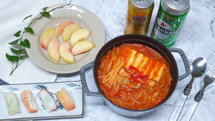  백종원 김치찌개 레시피 홈플러스 삼겹살 넣어서 꾸르맛
