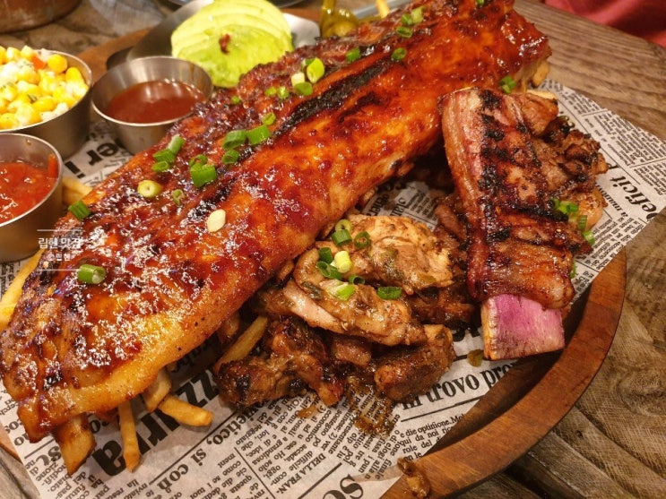  합정의 힙한곳? 합정역 딜라이트스퀘어 맛집 '감성바베큐' / 합정역 맛집