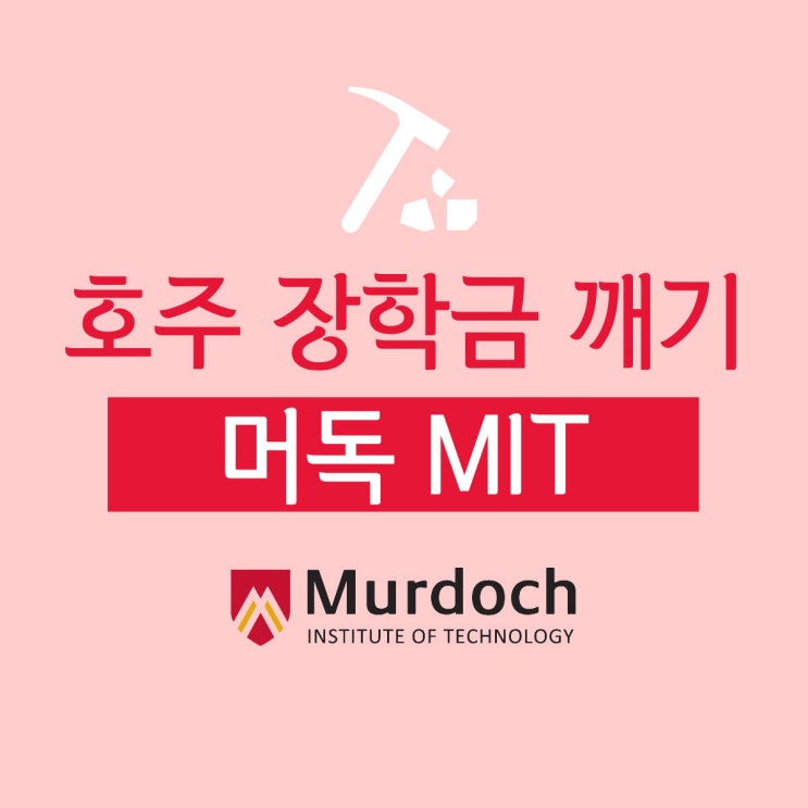  호주 대학교 장학금 깨기! 머독대학교 편입학 과정이 운영되는 MIT 한국 학생 장학금