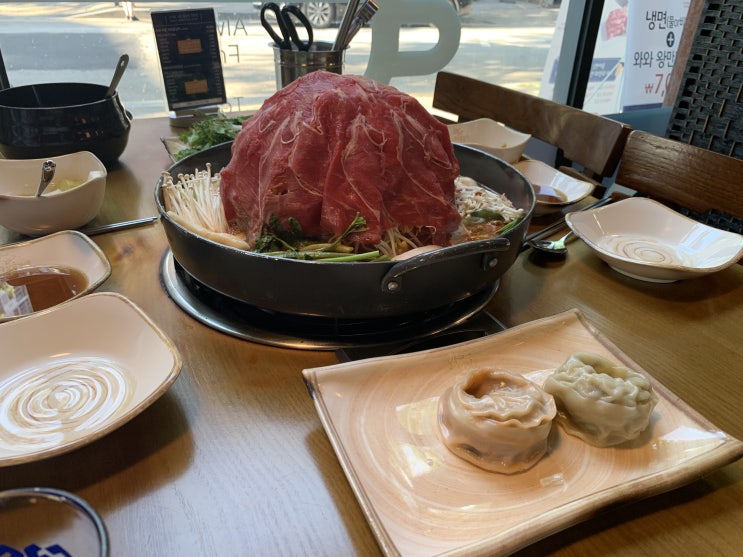  합정 고기집 와와샤브물갈비 먹고 몸보신하세요