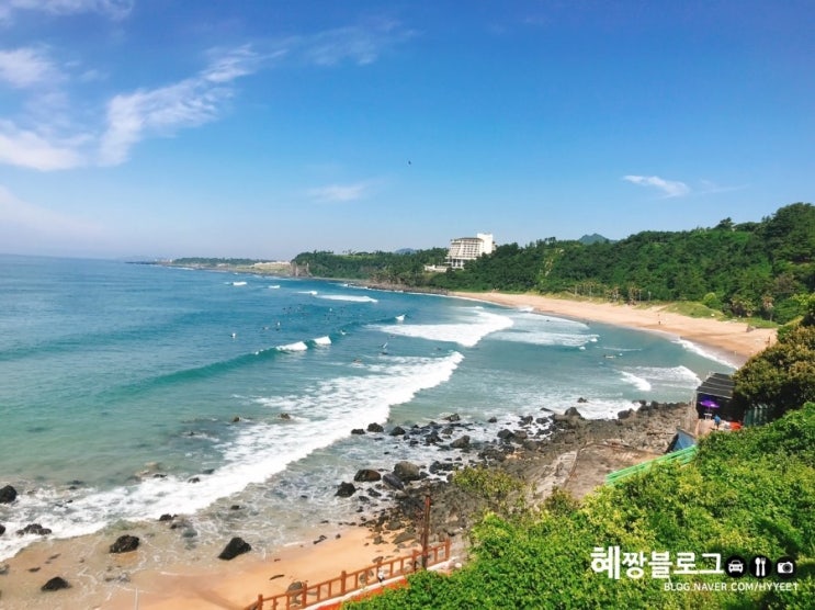  해외 느낌 물씬 나는 <중문색달해수욕장> 서핑 맛집