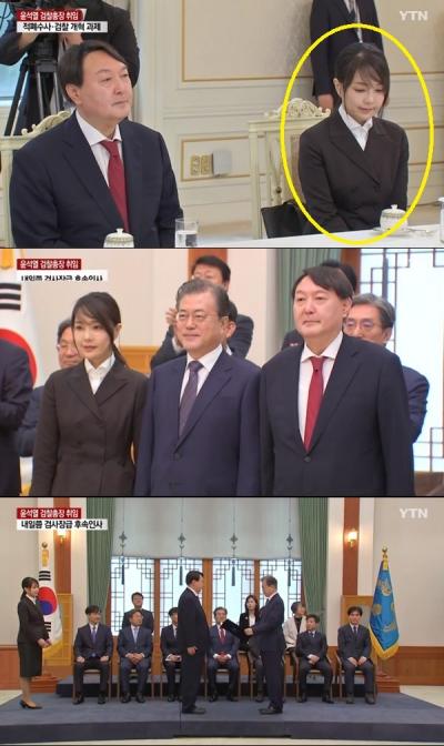 윤석열 부인 김건희, 누군가 보니...듬직한 남편 바라보며 옅은 미소 지어보여...아리따운 용모에 말끔한 옷차림 ‘눈길’ - 경상일보 윤석열 부인 김건희, 누군가 보니...듬직한 남편 바라보며 옅은 미소 지어보여...아리따운 용모에 말끔한 옷차림 ‘눈길’ - 경상일보