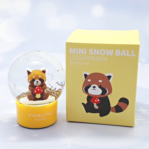  에버랜드 레서판다 스노우볼 45mm - 에즈워즈 제작