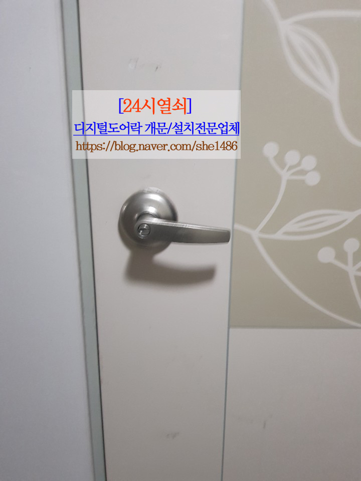  24시열쇠[도어락개문/설치전문업체]고양.일산.파주-운정.김포>삼송휴먼시아3단지 현관정개문-24시출장열쇠