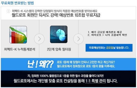  여러분들에게 로또당첨번호를 최고의 분석력을 가지고 있는 월드로또을 소개 합니다.