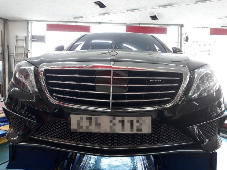  진주타이어 프로 상대점벤츠S클래스 65AMG 차량.285 35R 20미쉐린 PS4S장착