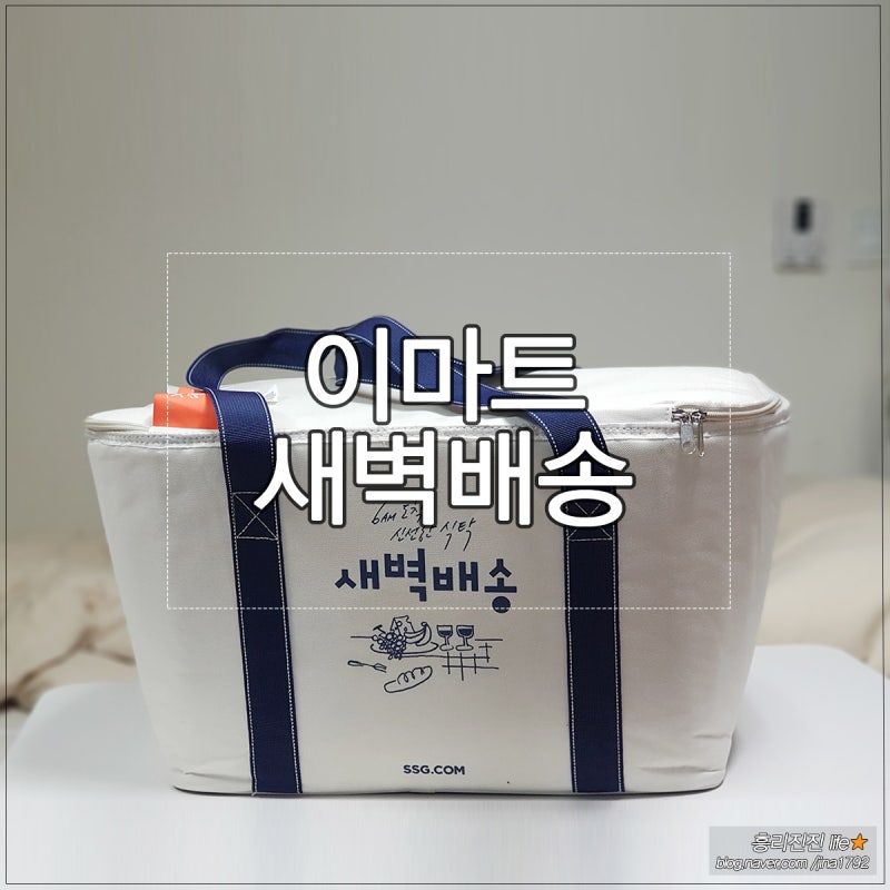 이마트 새벽배송 만원이상 무료배송에 보냉백까지!