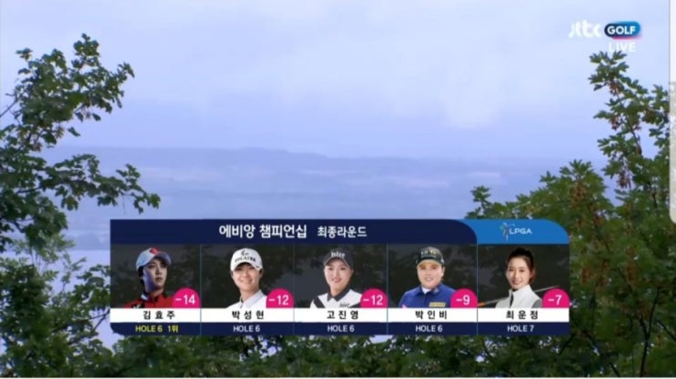  2019 LPGA 에비앙 CHAMPIONSHIP 최종라운드 징글징글한 한국선수들 우승소식 기대