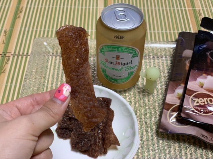  간단한맥주안주 추천 곤약포 부담없는 칼로리 칭찬해