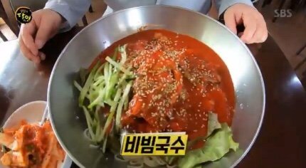 '생활의 달인' 김포 비빔국수 맛집의 육수 비법 대공개