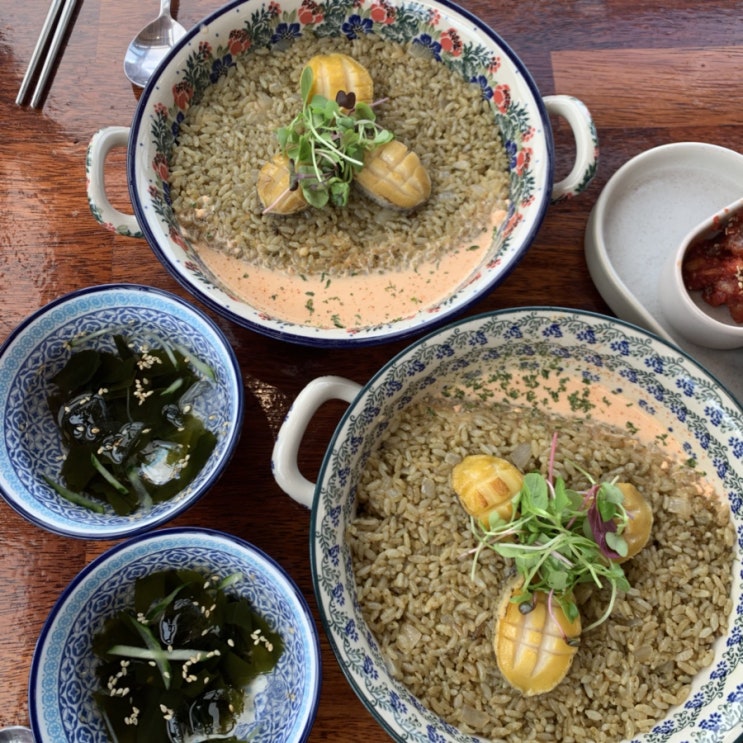  기장 맛집 [ 어느멋진날 ] 전복밥 존맛 , 일광해수욕장 신상 맛집 !