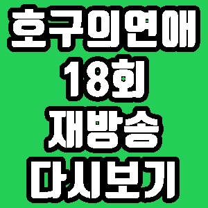 호구의 연애 김가영 성시경 18회 재방송 편성표 다시보기 방송시간