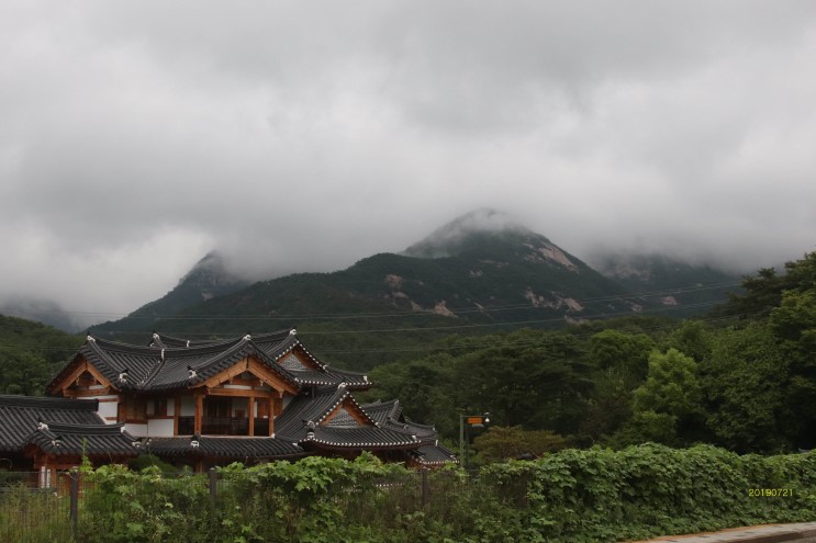 북한산국립공원,진관사계곡~정릉계곡( 2019년 7월 21일 )
