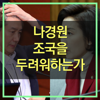  나경원 조국을 향해 통치권력에서 떠나라! 나경원은 떨고 있다.